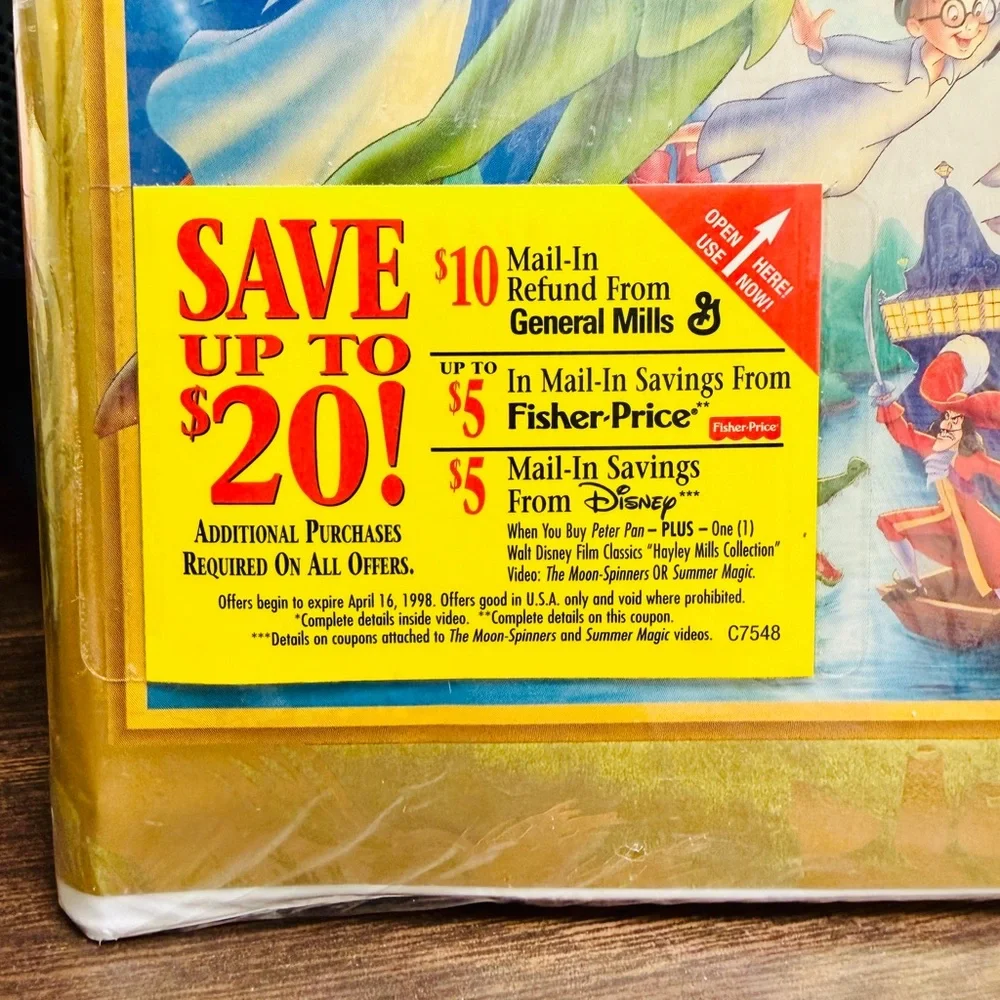 Disney’s Peter Pan VHS Tape | Masterpiece Collection